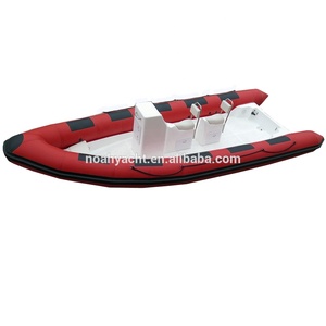 CE 6.4m PVC o Hypalon Materiale di Lusso Scafo In <span class=keywords><strong>Vetroresina</strong></span> <span class=keywords><strong>Barca</strong></span> Rigido Gommone Con CE - Product Image 3