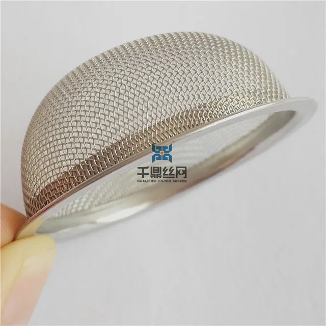 Stainless steel hookah round wire mesh filter 45mm 60mm diameter cap strainer for acrylic hookah