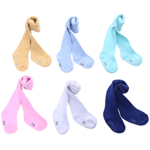 बच्चे के लिए सादे रंग कपास समृद्ध टाइट्स - Product Image 2