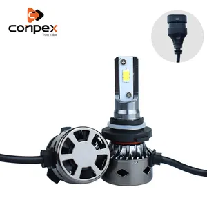 Conpex中国发光二极管头灯工厂汽车发光二极管头灯9006 H1 H3 H7 H13车灯发光二极管头灯