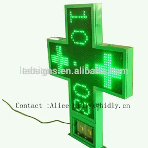 Hidly hot sell,high brightness P20 LED double side display cross sign