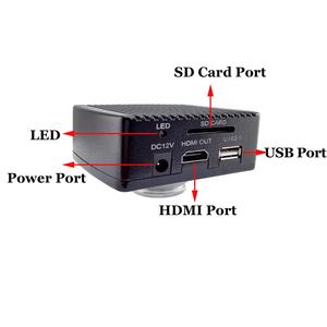 Microscope stéréoscopique biologique numérique Full HD 60fps Ft-Opto FL49609HD avec caméra, carte SD, sortie HD/USB, indice de protection IP53, affichage externe - Product Image 4