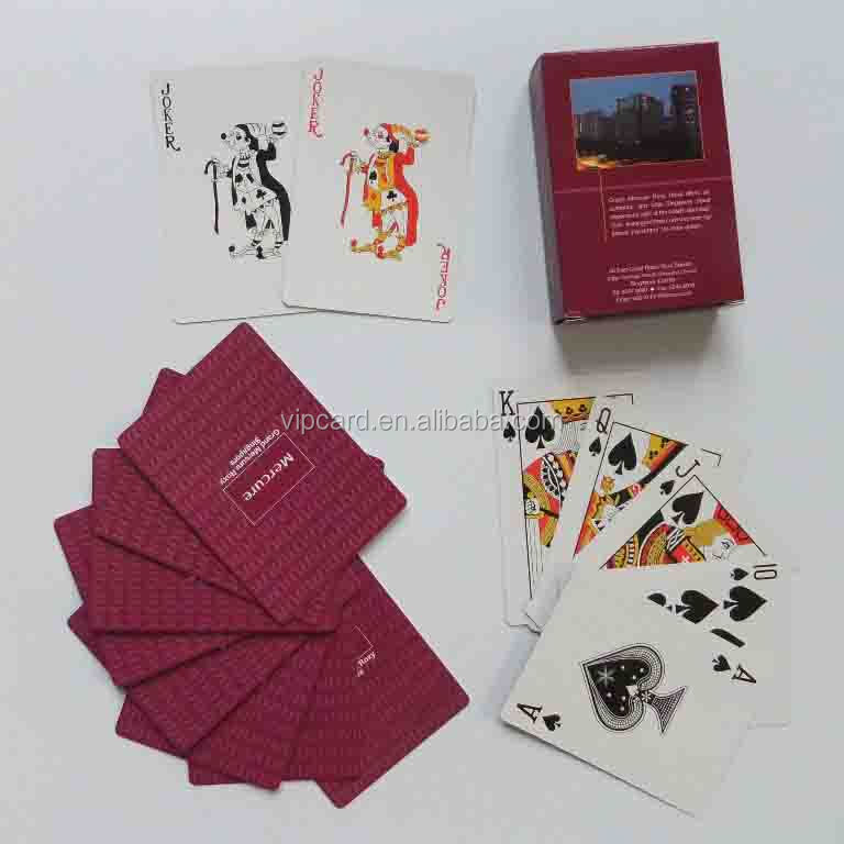 Hot Selling Waterproof Custom Logo Plastic Playing Cards Poker