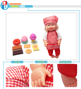 Nouveau design enfants 15 pouce réaliste bébé né poupée <span class=keywords><strong>pour</strong></span> chef jouer - Product Image 2