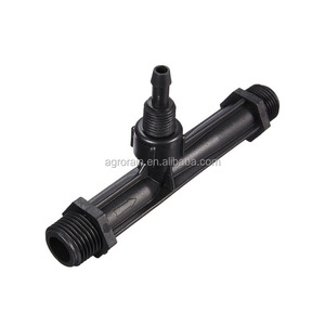 Inyector Venturi de plástico de 1 pulgada a bajo <span class=keywords><strong>precio</strong></span> de fábrica <span class=keywords><strong>para</strong></span> <span class=keywords><strong>riego</strong></span> agrícola y <span class=keywords><strong>riego</strong></span> <span class=keywords><strong>por</strong></span> <span class=keywords><strong>goteo</strong></span> con conexión roscada - Product Image 1