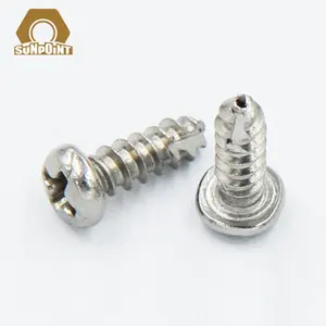 Stainless Steel Furniture Lock Screws M3 Thread Cutting Screws With Locking