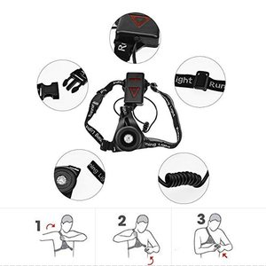 NOUVEAU feu de course USB rechargeable <span class=keywords><strong>nuit</strong></span> étanche extérieur led poitrine lumière arrière avertissement lumière de course pour le jogging de <span class=keywords><strong>nuit</strong></span> - Product Image 2