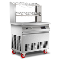 110V Of 220V Usa Intellectieve Thailand Gefrituurde Ijsrol Pan Machineleveranciers