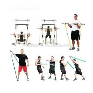 Kunden spezifisches Logo CrossFit Latex Resistance <span class=keywords><strong>Loop</strong></span> Bands Power Pull-Up Übungs band - Product Image 4