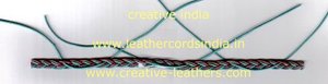 Handmade Round Twisted Leather Barbed Wire <b>Cord</b> Round <b>Cord</b> Metallic Bulk Buying Decoration Hanging Jewelry Making - Product Image 4