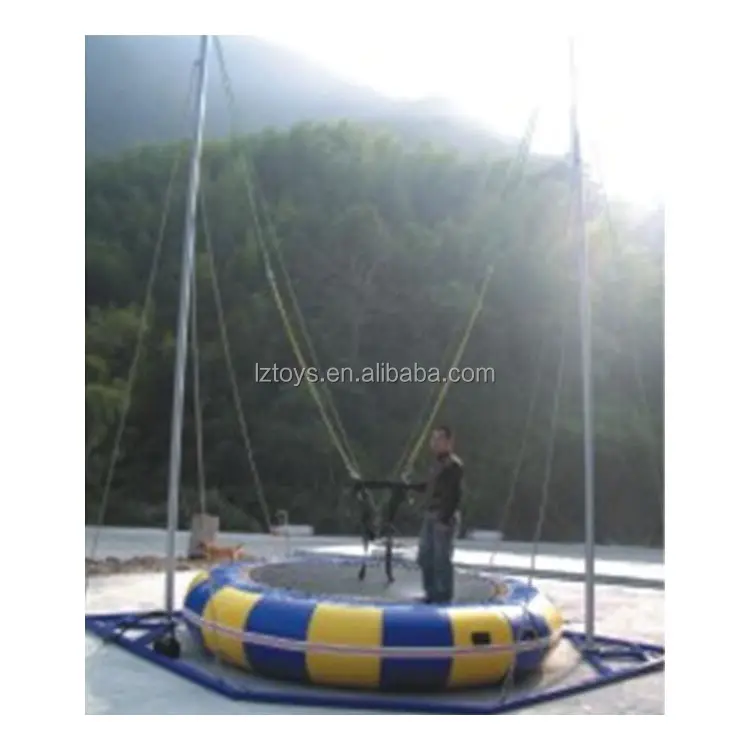 bungee trampoline harness inflatable jumping trampoline
