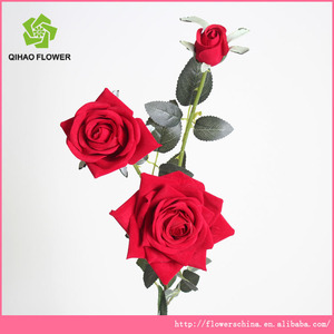 flor artificial de rosas de exportación con yema y flores en stock para la venta al por mayor - Product Image 1