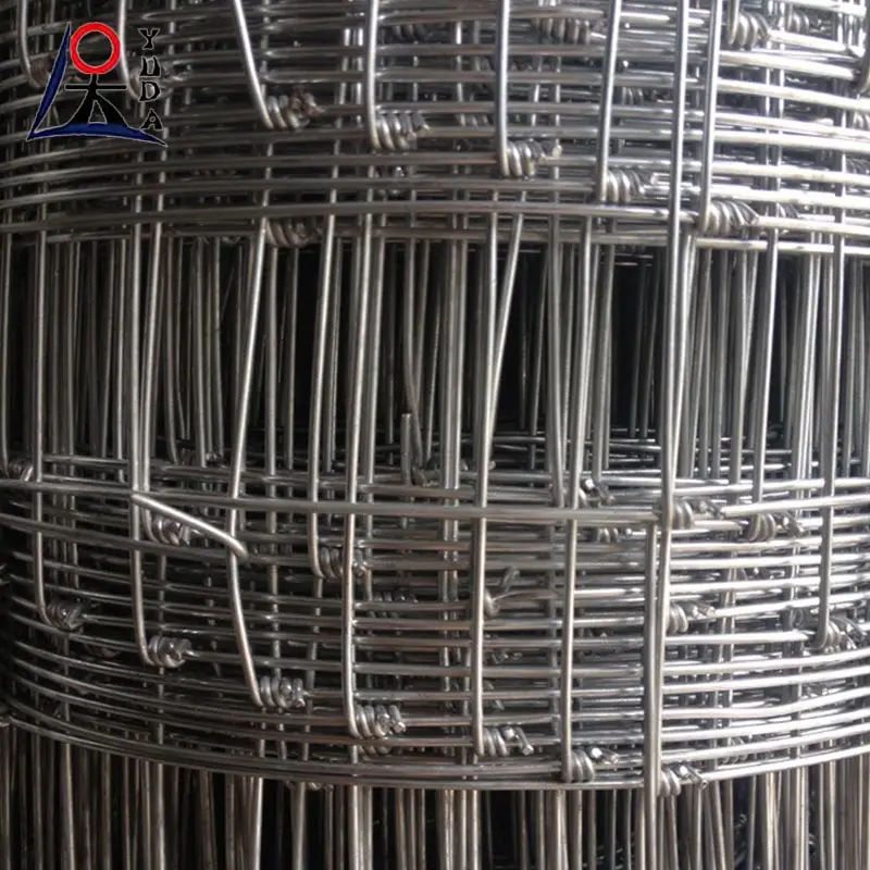Sheep and goat galvanized fencing field fixed knot woven wire fence for poultry