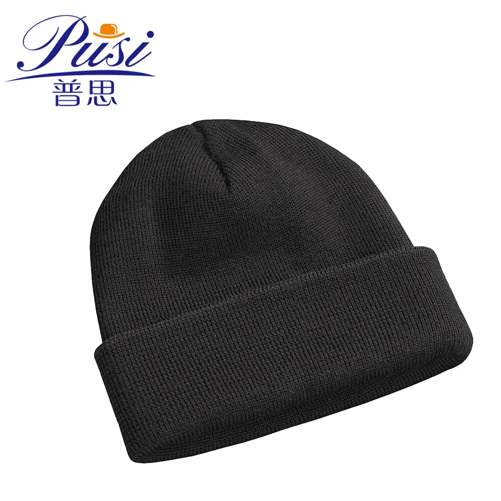 Berretti neri di base con logo personalizzato per uomo o donna berretti con ricamo personalizzato