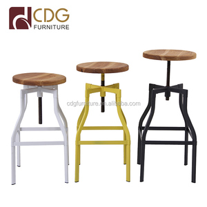 <span class=keywords><strong>Tabouret</strong></span> <span class=keywords><strong>de</strong></span> <span class=keywords><strong>Bar</strong></span> industriel réglable en hauteur, vert - Product Image 1