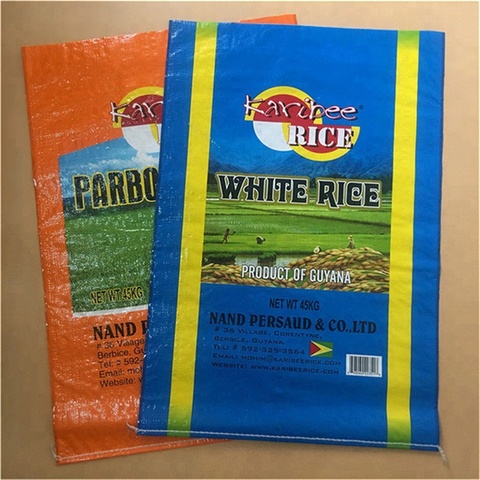 Bag Export to Pakistan Thailand Empty 10kg 20kg 25kg 50kg pp Rice Bags/ Sacks