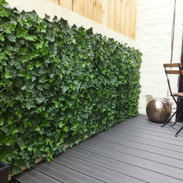 Hause Dekoration Gefälschte Ivy Hedge Künstliche Grün Hedge Blatt Zaun Für Garten