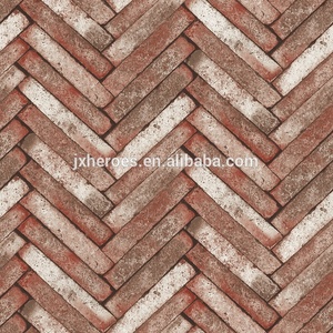 3D Vieux Mur Brique Empilés Motif Ondulé Papier Peint - Product Image 6