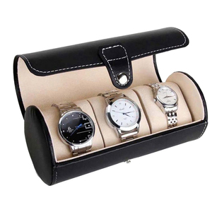 Luxury High Quality Custom unique wood 3 slot watch gift box