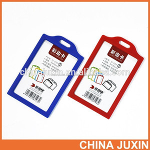venta al por mayor de moda rbd cordón de pvc tarjeta de identificación del titular de la placa para el trabajo - Product Image 4
