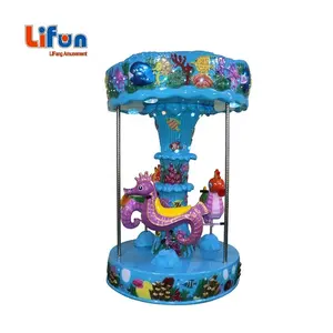 indoor playground amusement park mini fairground rides small carousel 3 seats mini carousel horse ride for sale