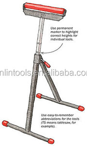 Artesano de soporte plegable móvil resistente profesional VI caballo <span class=keywords><strong>altura</strong></span> ajustable usar con sierra de inglete Sierra - Product Image 5