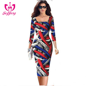 Manica lunga abbigliamento moda donna <span class=keywords><strong>vestiti</strong></span> donna all'ingrosso Dropship abiti da ufficio donna - Product Image 1