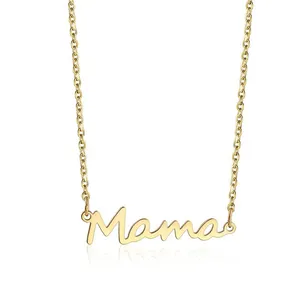 Delicato Lettera Mama Collana Madri Amore Dei Monili Del Pendente Migliore Minimo Collana <span class=keywords><strong>per</strong></span> Le Mamme Regali di Giorno della Madre - Product Image 1