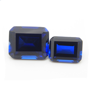 Bán Sỉ <span class=keywords><strong>Corundum</strong></span> Tổng Hợp #34 Octagon Tạo Blue Sapphire - Product Image 6