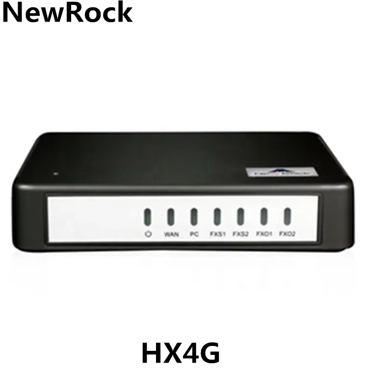새로운 록 HX4G 시리즈 2 & 4 FXO FXS VoIP 게이트웨이