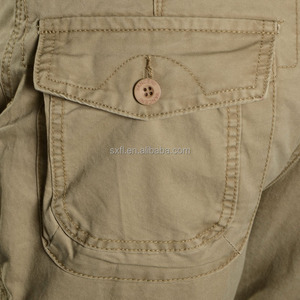 <span class=keywords><strong>Pantaloni</strong></span> <span class=keywords><strong>Cargo</strong></span> Chino <span class=keywords><strong>Kaki</strong></span> da Uomo Estivi Traspiranti Eco-Friendly in Twill Pesante a Vita Media Casual - Vendita all'Ingrosso - Product Image 6