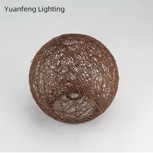 Bán Buôn Chụp Đèn, Bện Dây Thừng Gai Đèn Bóng Mát Cho Trang Trí Nội Thất Đèn Giấy Dây Mây Bóng Bóng Mát Cho Đèn - Product Image 1