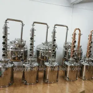 50L 100L 200L Rumah Peralatan Distilasi/Stainless Steel Tembaga Rumah Alcohol Distiller untuk Dijual