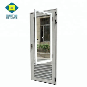 <span class=keywords><strong>Porte</strong></span> d'entrée en verre blanc à battants en aluminium, design graphique moderne, <span class=keywords><strong>porte</strong></span> intérieure en verre teinté en alliage d'aluminium, portes en verre hautes - Product Image 6