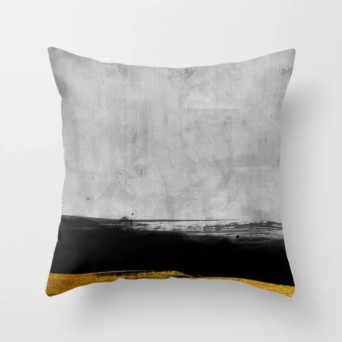 Vải sơn thiết kế Cushion Cover, Polyester ném gối Trường hợp/