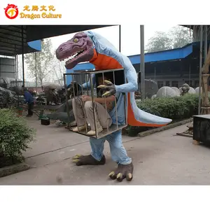 Halloween Life size amusement animatronic dinosaur costume for sale