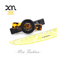 Barrettes à cheveux uniques en plastique, pièces, accessoires de décoration, tortue, acétate