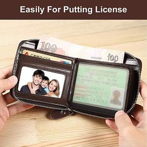 <span class=keywords><strong>Portafoglio</strong></span> in Pelle da <span class=keywords><strong>Uomo</strong></span> con Protezione RFID, <span class=keywords><strong>Portafoglio</strong></span> Minimalista Casual, Borsellino in Pelle, <span class=keywords><strong>Pochette</strong></span> Maschile in Pelle - Product Image 5