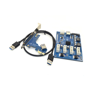 PCI-E 1 um 4 PCI Express 1X Slots Riser Card - Product Image 5