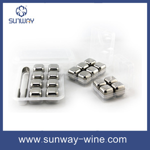 Whisky pierres <span class=keywords><strong>en</strong></span> acier inoxydable refroidisseur de <span class=keywords><strong>vin</strong></span> de glace réutilisables cubes - Product Image 3