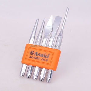 AK-9626 Plastic clip 5 PCS <strong>Punch</strong> Chisel <strong>Set</strong> - Product Image 2