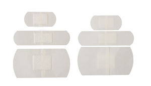 Aiuto di banda biodegradabile traspirante trasparente in tessuto l pe con stampa personalizzata per ferita al naso - Product Image 5