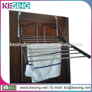 Folding adjustable baby recliner metal door hanging towel - Product Image 1