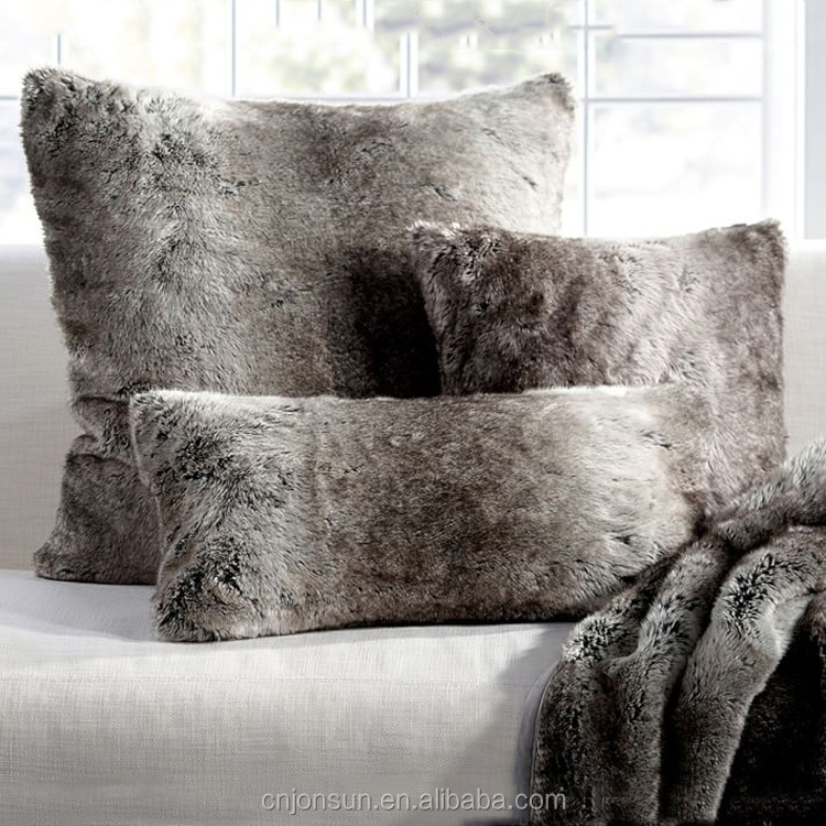 Тяжелые ткани серого цвета Home Decor Бросьте indoor наволочка