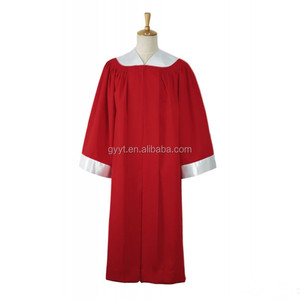 Batas de pastor de servicio OEM, túnicas de clero al por mayor para púlpitos de Iglesia gratis - Product Image 3