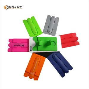 Promotional Eco-friendly Cellphone Silicone <strong>Smart</strong> <strong>Phone</strong> Card Holder With Stand - Product Image 6