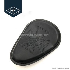 Buen Precio Bobber Sportster de helicóptero cráneo de cuero sintético <span class=keywords><strong>Solo</strong></span> de asiento de la motocicleta - Product Image 4