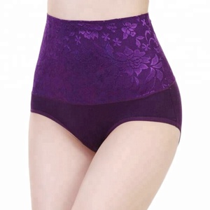 Bragas de encaje de 8 colores para mujer, ropa interior moldeadora de cuerpo a la moda, ropa interior de cintura alta, Bragas De Mujeres Cuecas, lencería Culotte - Product Image 1