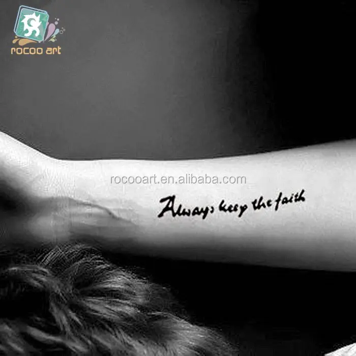 HC-65/Unique lettering designs temporary arm tattoo sticker fake tatoos