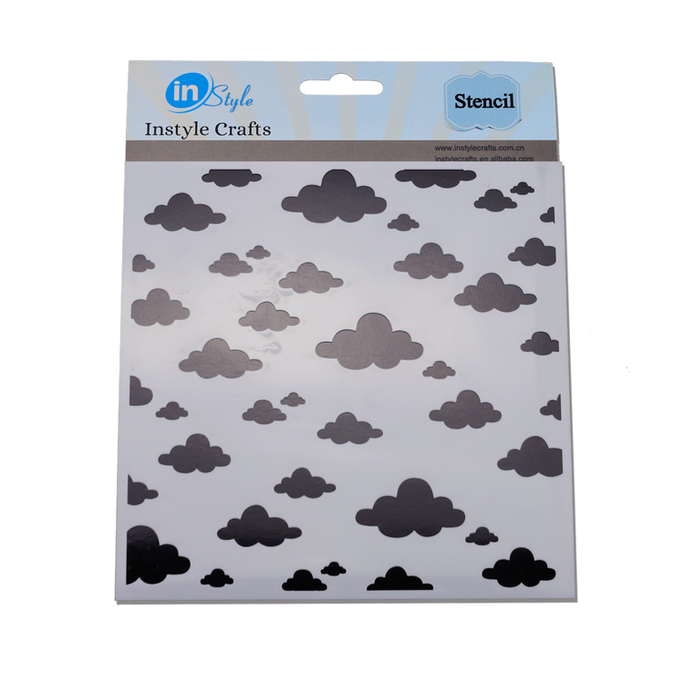 Food grade stencil template for cake decoration